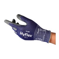LUVA ANTI-CORTE  REV/ NITRILO  HYFLEX 11-561